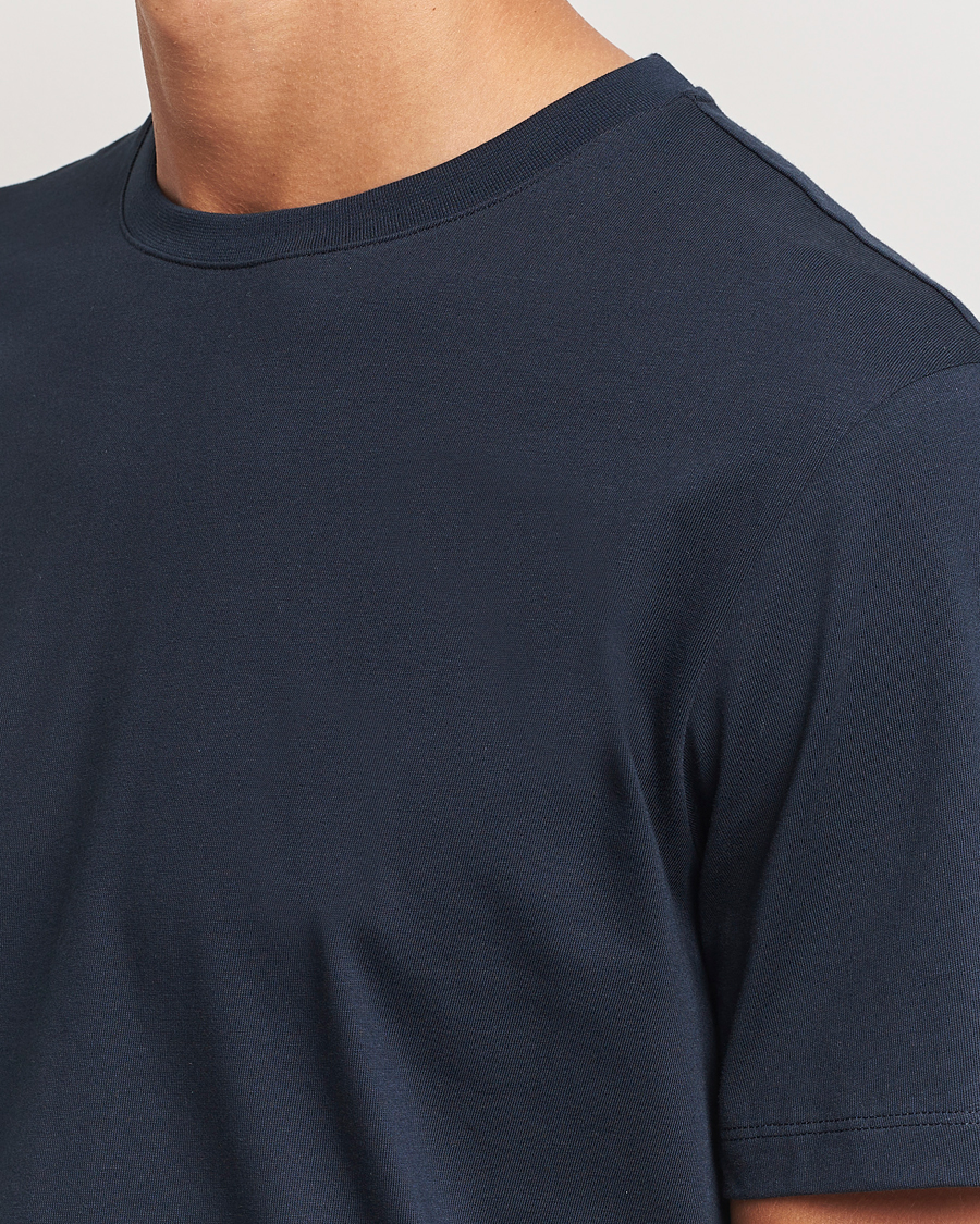 Mies | T-paidat | A Day's March | Midweight T-Shirt Navy
