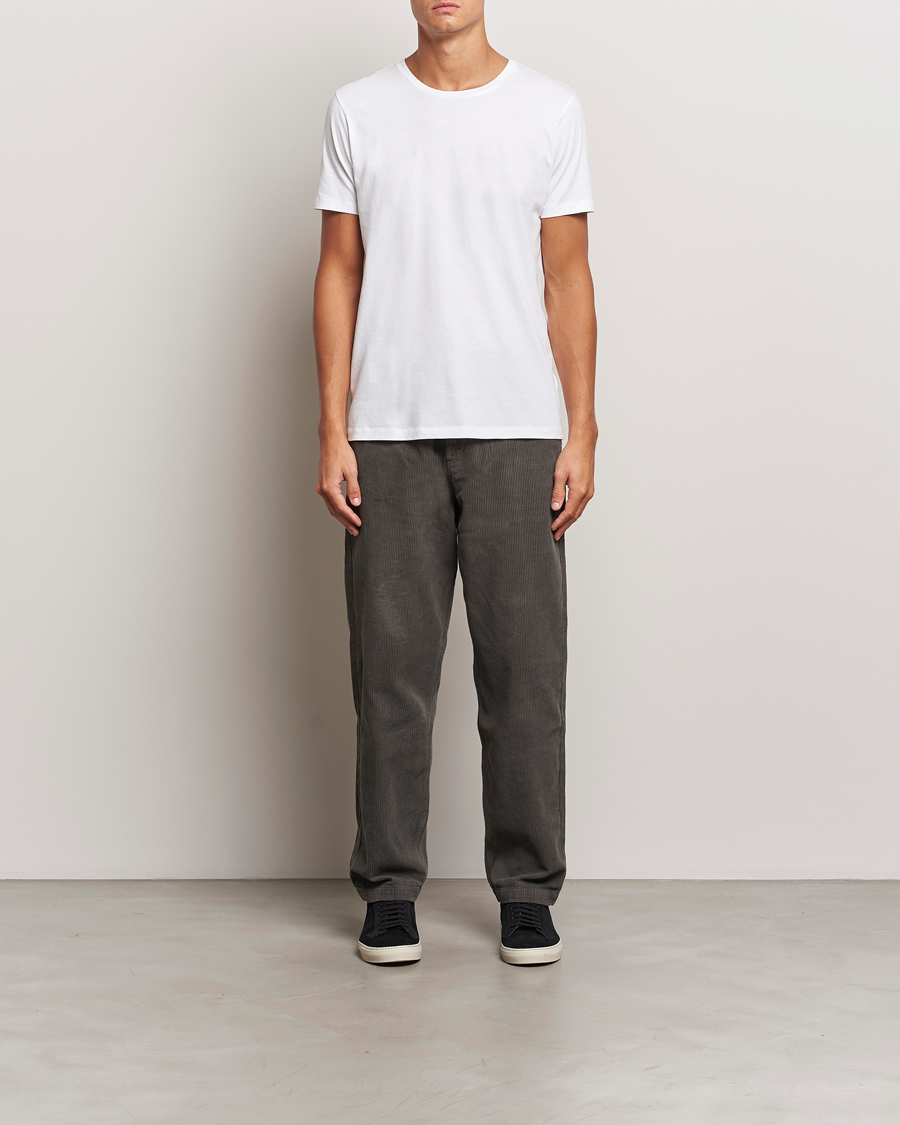 Mies | T-paidat | A Day's March | Lightweight T-Shirt White