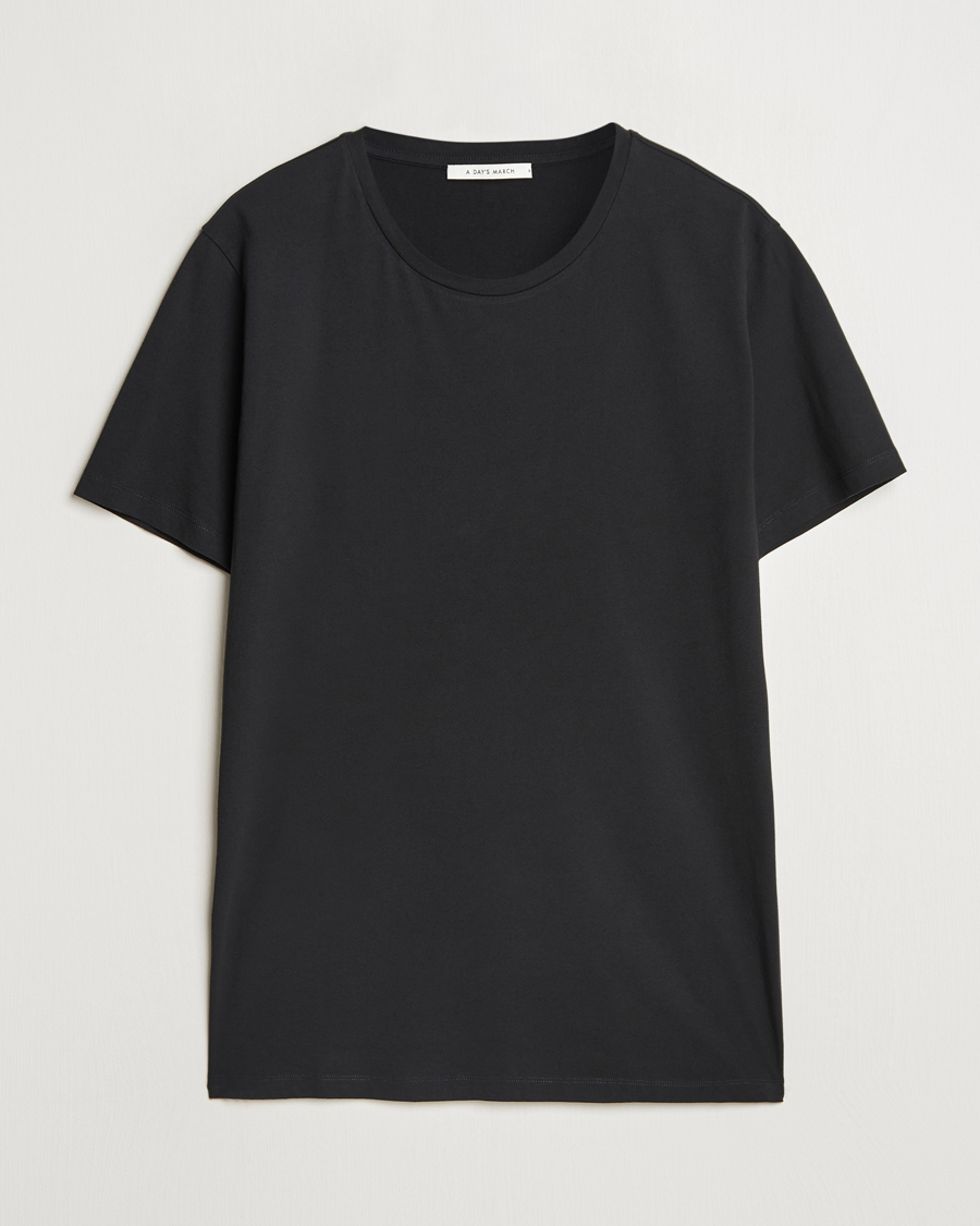 Mies | T-paidat | A Day's March | Lightweight T-Shirt Black