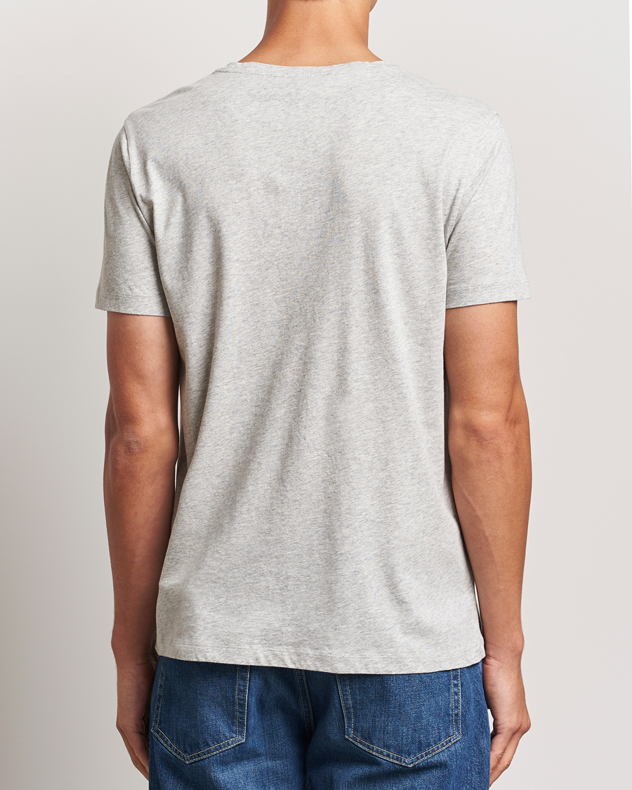 Mies | T-paidat | A Day's March | Lightweight T-Shirt Grey Melange