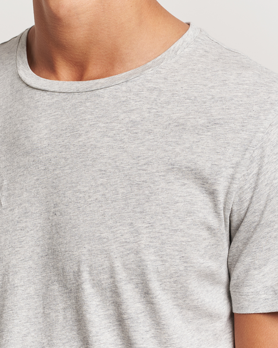 Mies | T-paidat | A Day's March | Lightweight T-Shirt Grey Melange