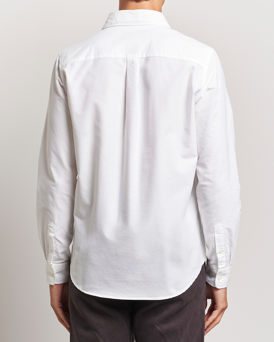 Mies | Kauluspaidat | A Day's March | Mason Dyed Oxford Shirt White