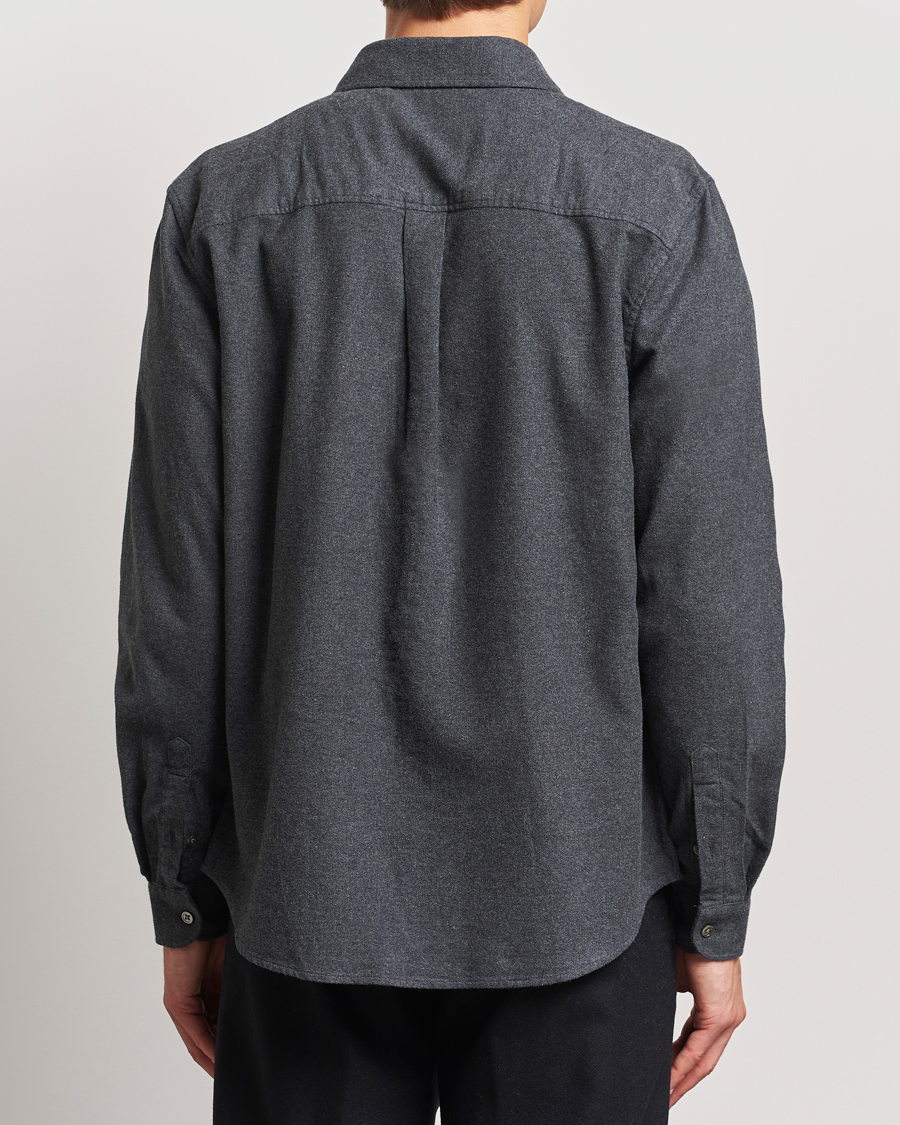 Mies | Kauluspaidat | A Day's March | Newark Flannel Shirt Charcoal