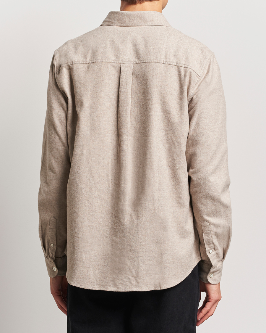 Mies | Kauluspaidat | A Day's March | Newark Flannel Shirt Sand Melange
