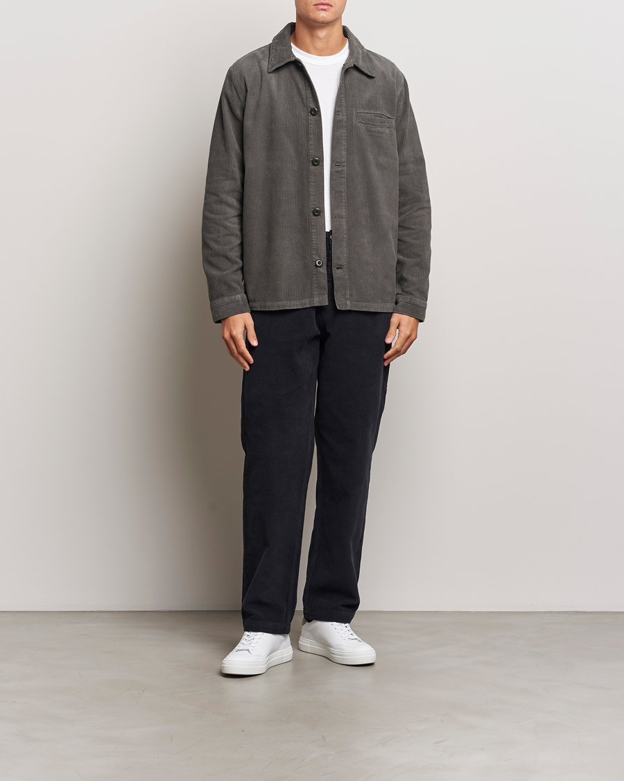 Mies | Housut | A Day's March | Redwood Corduroy Trousers Black