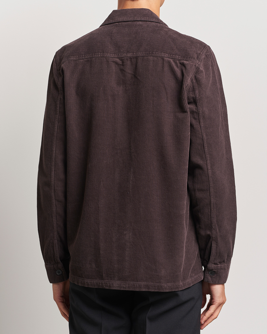 Mies | Kauluspaidat | A Day's March | Banagher Corduroy Overshirt Chocolate