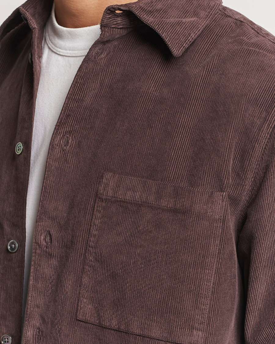 Mies | Kauluspaidat | A Day's March | Denver Corduroy Shirt Chocolate