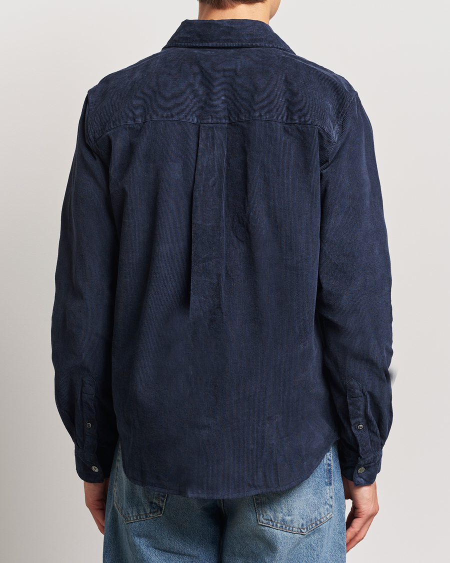 Mies | Kauluspaidat | A Day's March | Denver Corduroy Shirt Navy