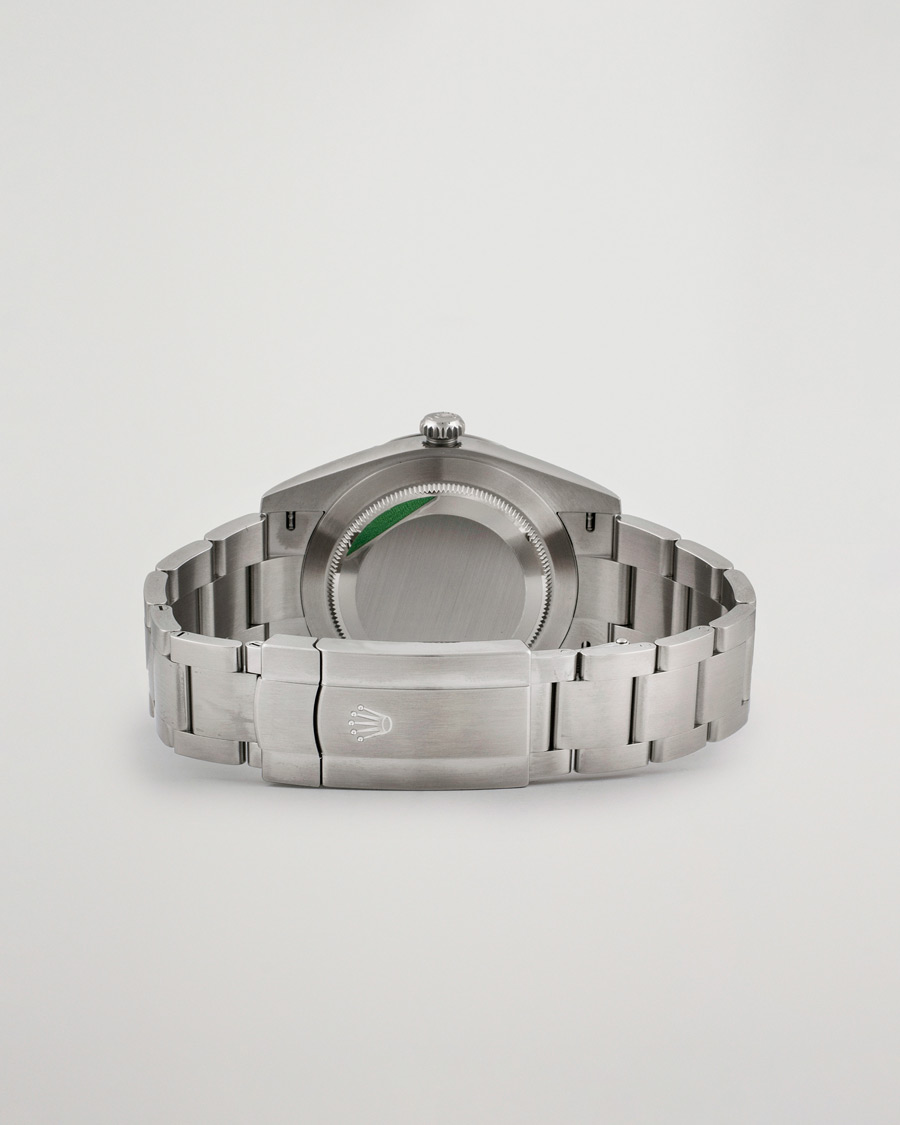 Mies | Rolex Pre-Owned Oyster Perpetual 124300 Black Silver | Rolex Pre-Owned | Oyster Perpetual 124300 Black Silver