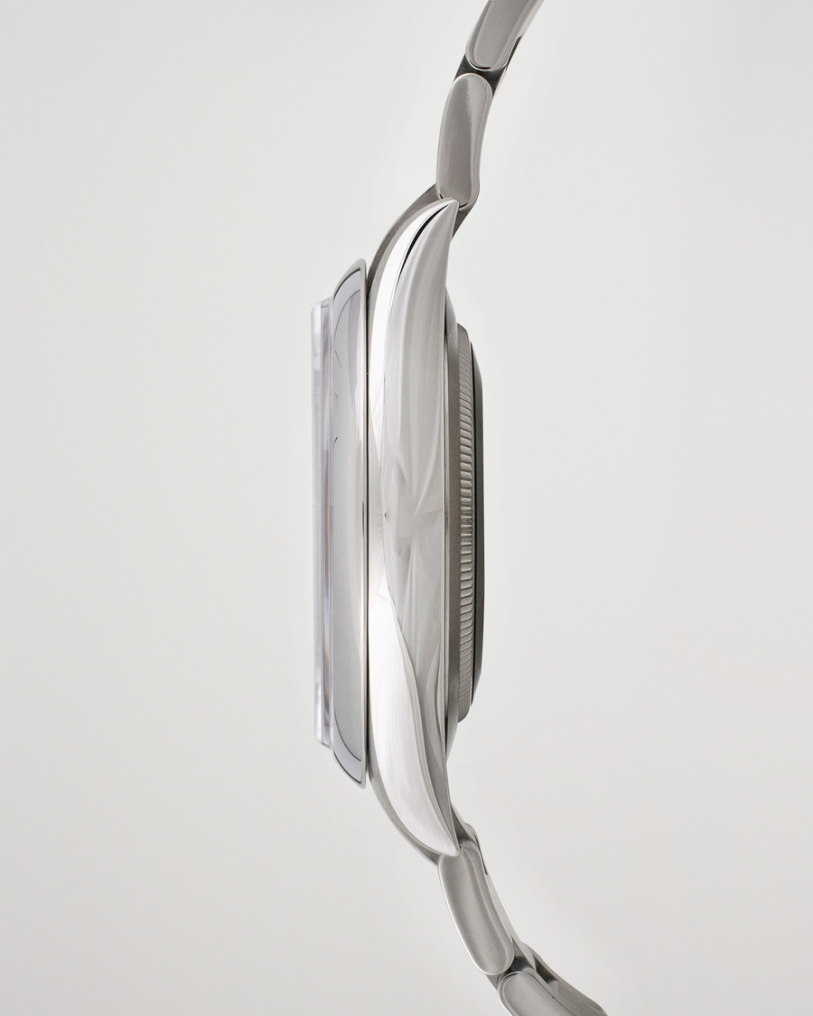 Mies | Rolex Pre-Owned Oyster Perpetual 124300 Black Silver | Rolex Pre-Owned | Oyster Perpetual 124300 Black Silver