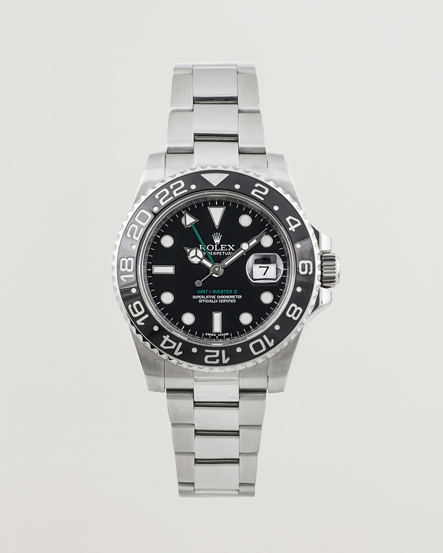 Mies | Rolex Pre-Owned GMT-MASTER II 116710LN Silver | Rolex Pre-Owned | GMT-MASTER II 116710LN Silver