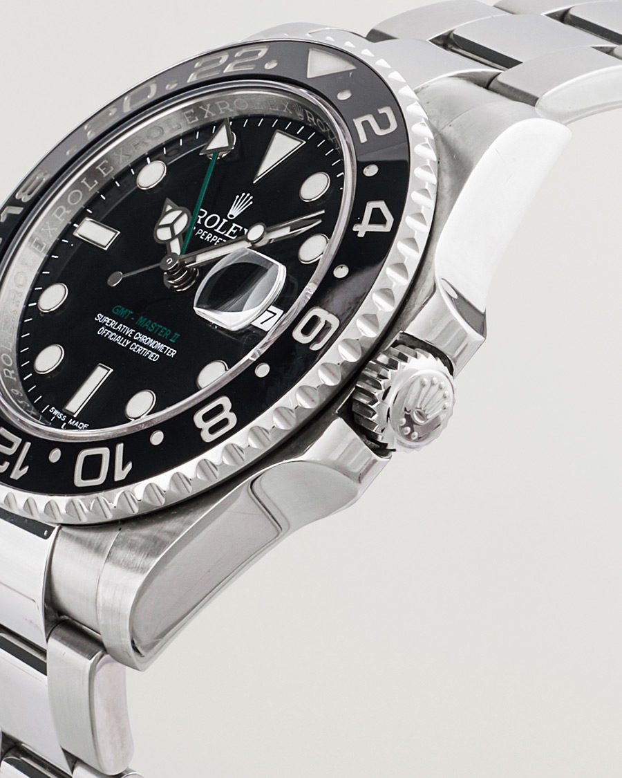 Mies | Rolex Pre-Owned GMT-MASTER II 116710LN Silver | Rolex Pre-Owned | GMT-MASTER II 116710LN Silver