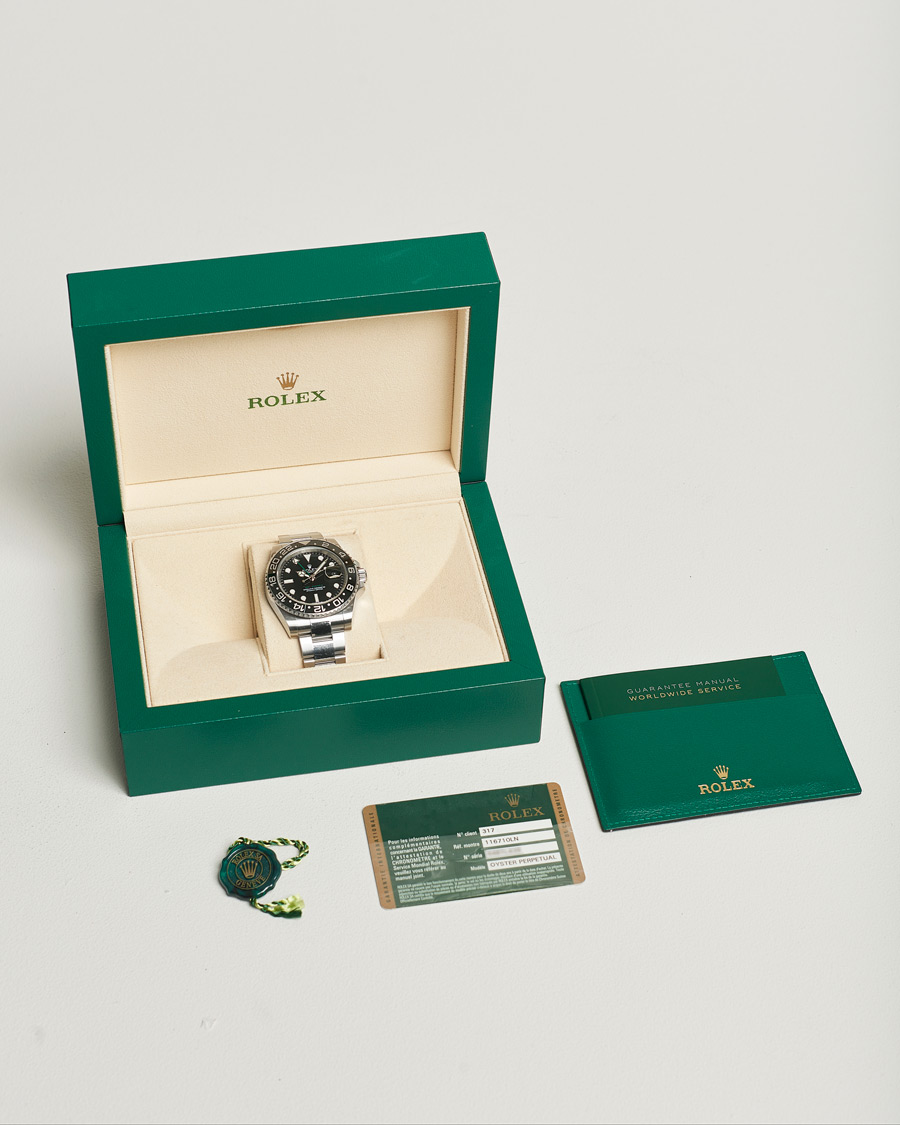 Mies | Rolex Pre-Owned GMT-MASTER II 116710LN Silver | Rolex Pre-Owned | GMT-MASTER II 116710LN Silver