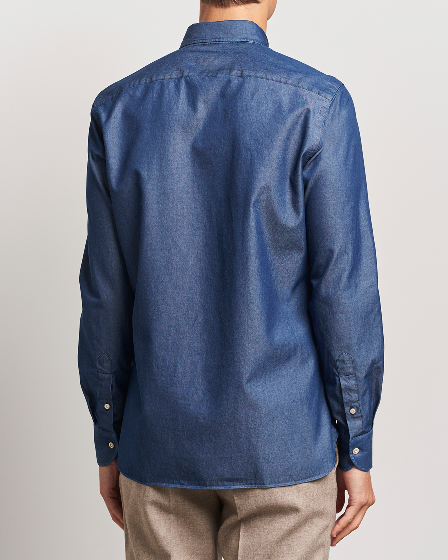 Mies | Kauluspaidat | 100Hands | Beverly Bata Wash Denim Shirt Blue
