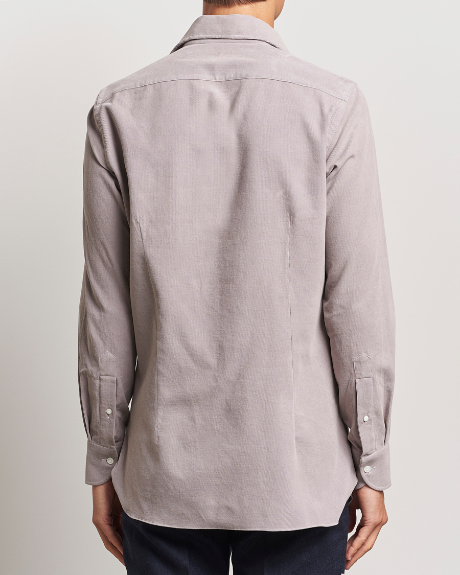 Mies | Kauluspaidat | 100Hands | Japan Corduroy Shirt Aubergine