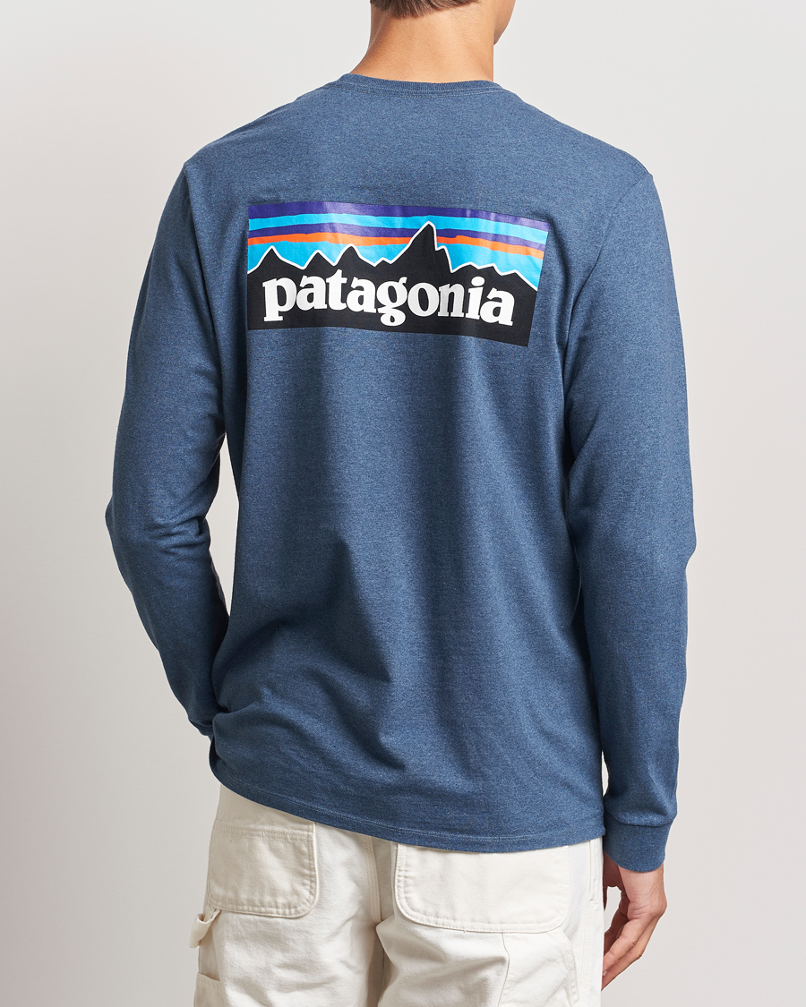 Mies | T-paidat | Patagonia | P-6 Logo Responsibiliti T-Shirt Utility Blue