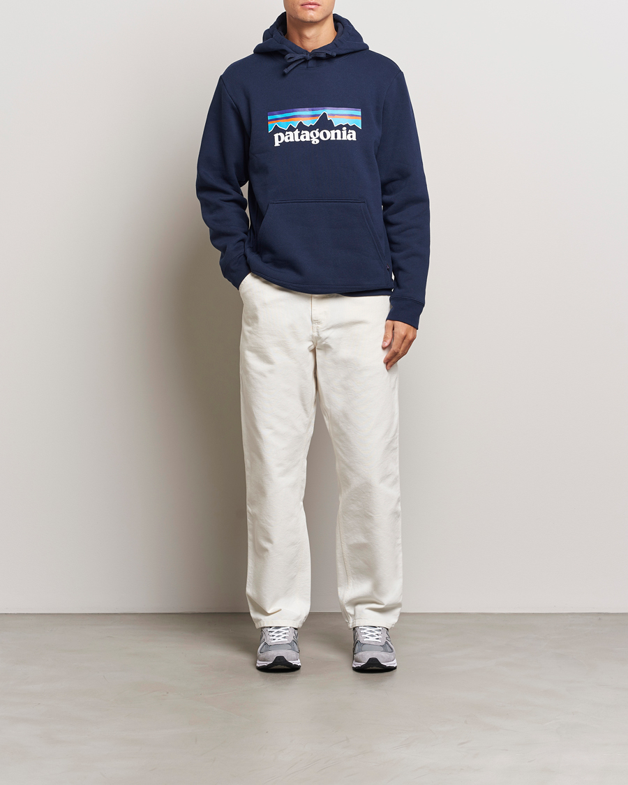 Mies | Puserot | Patagonia | P-6 Logo Uprisal Hoody New Navy