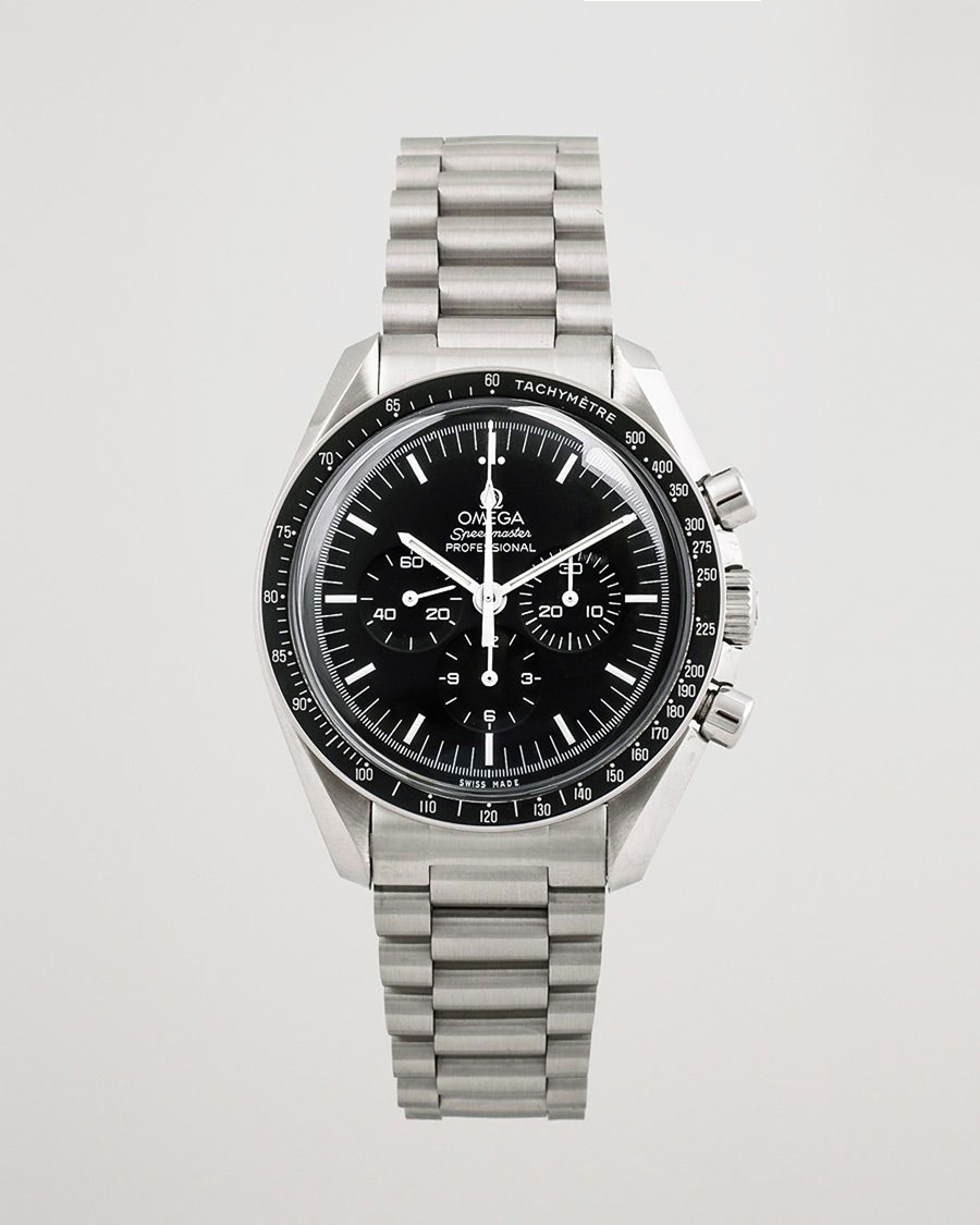 Mies | Omega Pre-Owned Speedmaster Moonwatch PRO 005 Steel Black Silver | Omega Pre-Owned | Speedmaster Moonwatch PRO 005 Steel Black Silver
