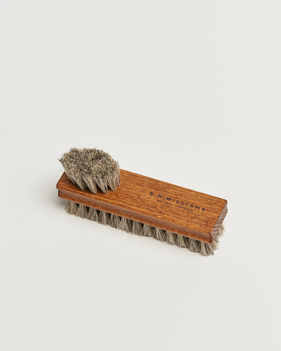 Mies | Kenkien huolto | R.M.Williams | Double Sided Brush Natural