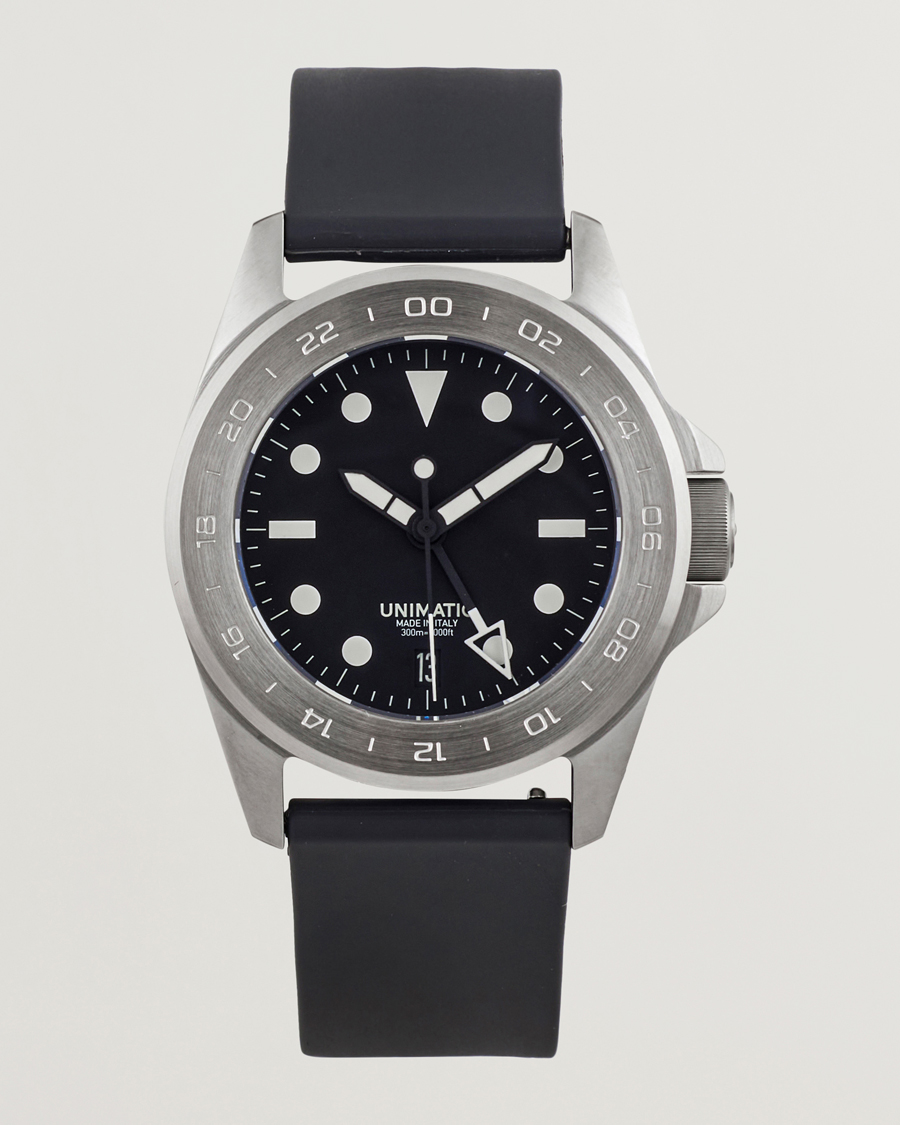 Mies | UNIMATIC Modello Quattro GMT Limited Watch Black | UNIMATIC | Modello Quattro GMT Limited Watch Black