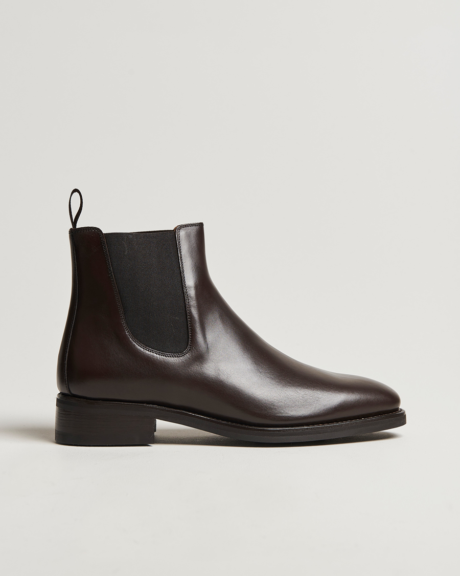 Mies | Oscar Jacobson Chelsea Boots Dark Mud Brown | Oscar Jacobson | Chelsea Boots Dark Mud Brown