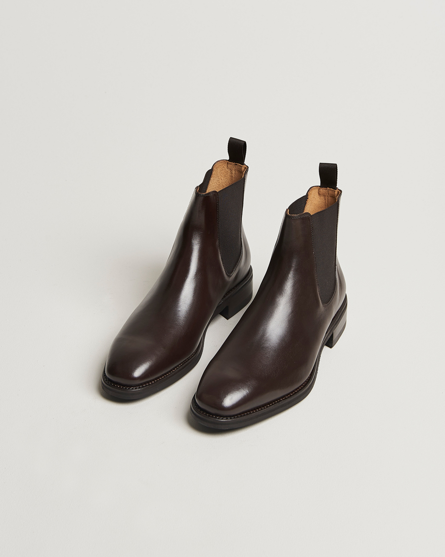 Mies | Oscar Jacobson Chelsea Boots Dark Mud Brown | Oscar Jacobson | Chelsea Boots Dark Mud Brown