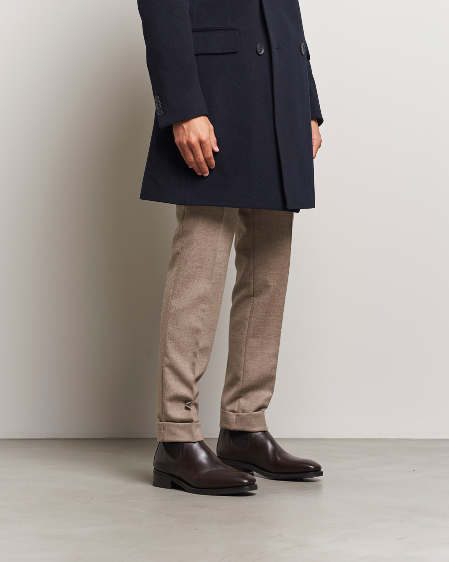 Mies | Oscar Jacobson Chelsea Boots Dark Mud Brown | Oscar Jacobson | Chelsea Boots Dark Mud Brown