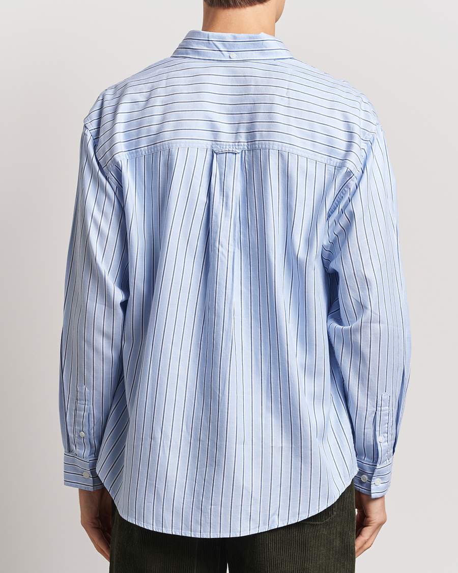Mies | Kauluspaidat | LES DEUX | Kolton Herringbone Poplin Shirt Bel Air Blue
