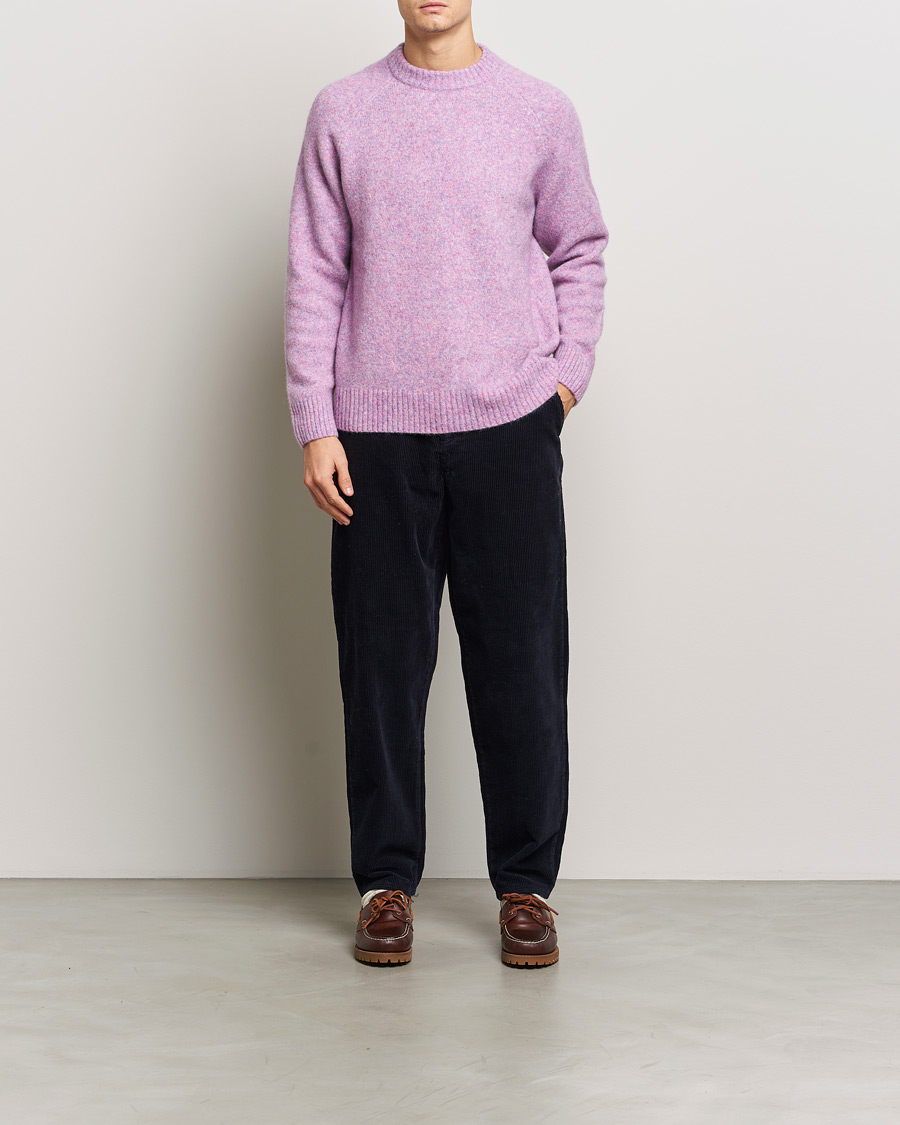 Mies | Puserot | LES DEUX | Gilbert Roundneck Knit Oyster Rose Melange
