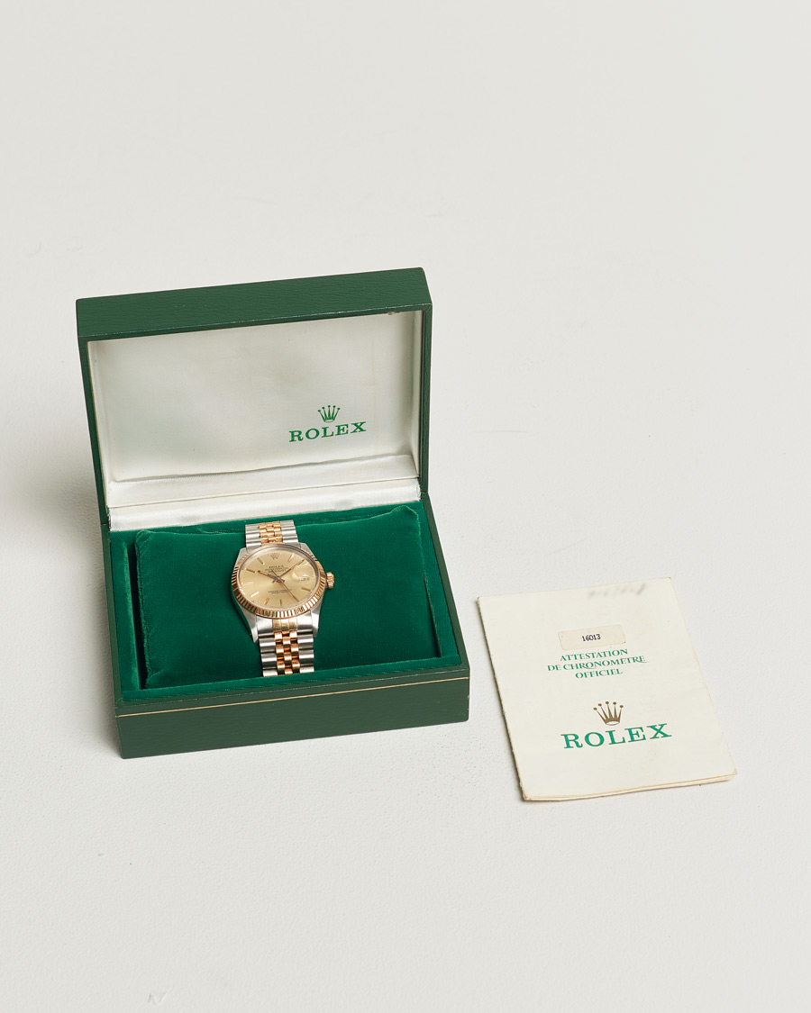 Mies | Rolex Pre-Owned Datejust 16013 G/S Silver | Rolex Pre-Owned | Datejust 16013 G/S Silver