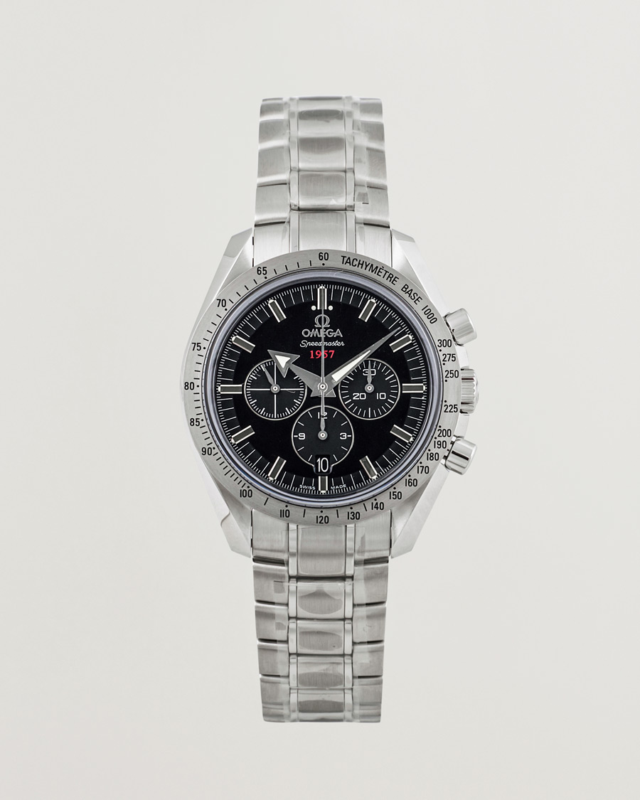 Mies | Omega Pre-Owned Speedmaster Broad Arrow1957 Co-axial Silver | Omega Pre-Owned | Speedmaster Broad Arrow1957 Co-axial Silver