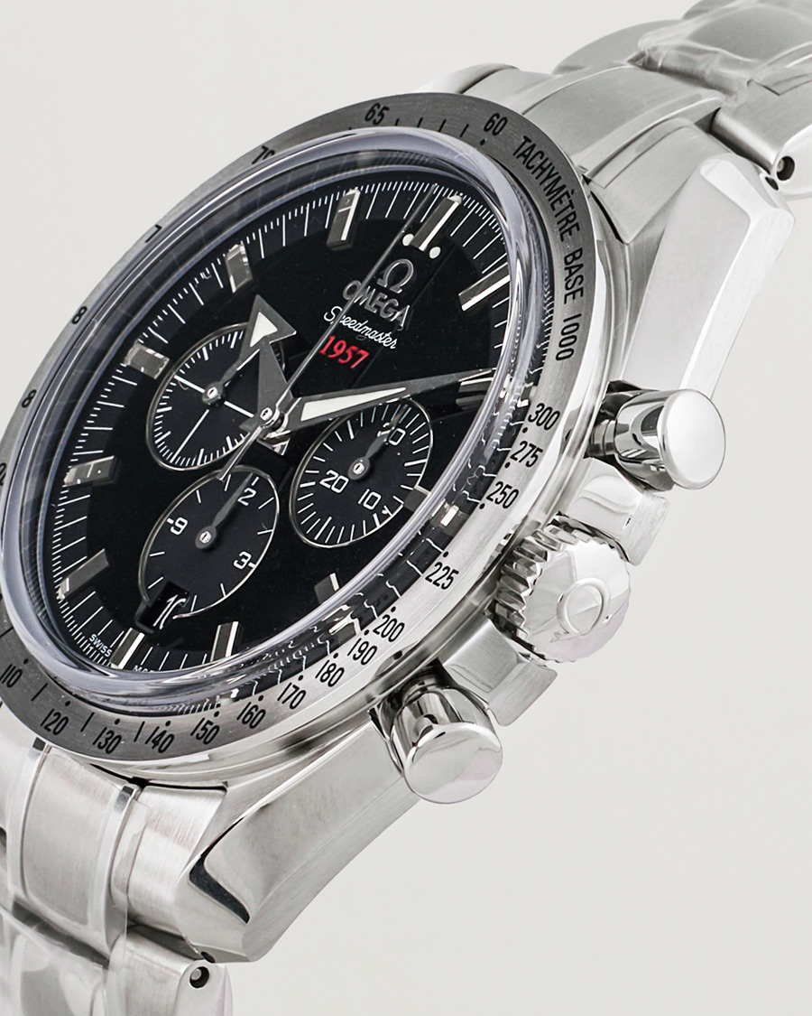 Mies | Omega Pre-Owned Speedmaster Broad Arrow1957 Co-axial Silver | Omega Pre-Owned | Speedmaster Broad Arrow1957 Co-axial Silver