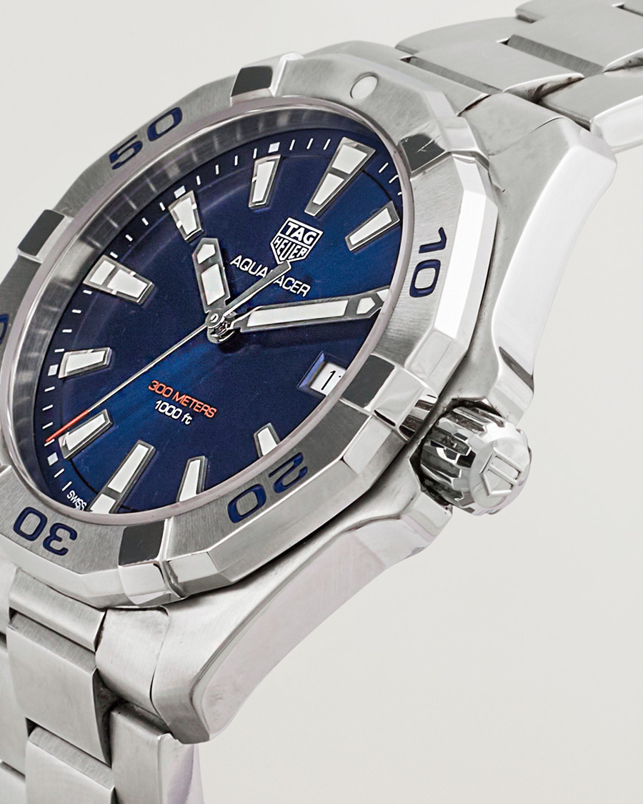 Mies | Tag Heuer Pre-Owned Aquaracer 300M WBD112 Silver | Tag Heuer Pre-Owned | Aquaracer 300M WBD112 Silver
