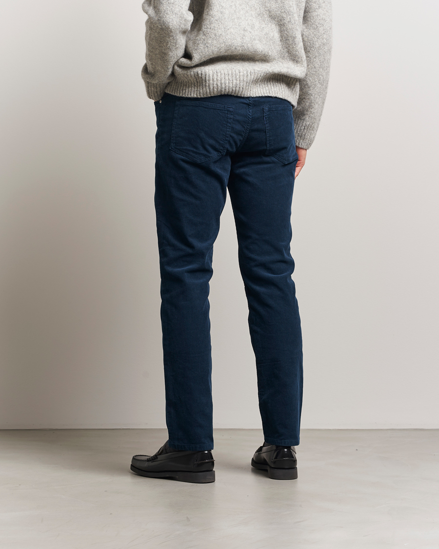 Mies | Housut | NN07 | Tony Corduroy 5-Pocket Pants Navy Blue