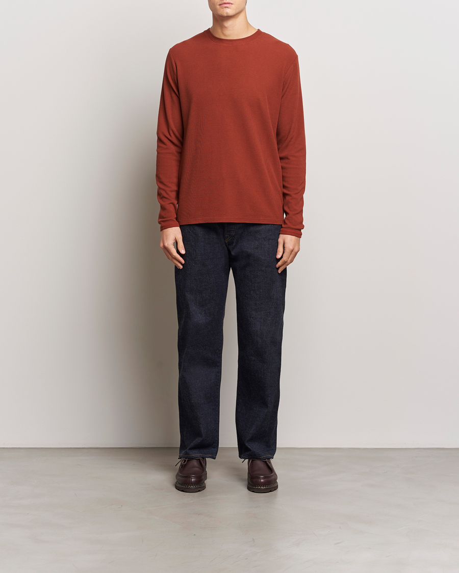 Mies | Puserot | NN07 | Clive Knitted Sweater Rust Red