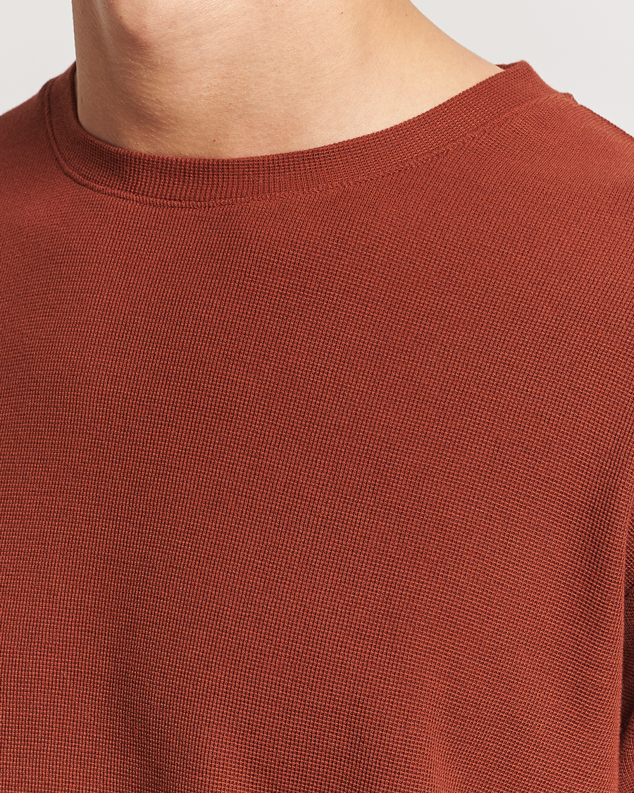 Mies | Puserot | NN07 | Clive Knitted Sweater Rust Red