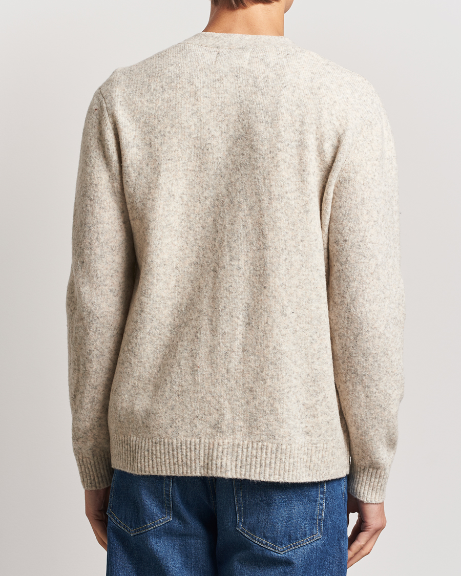 Mies | Puserot | NN07 | John Wool Knitted Cardigan White Peppar
