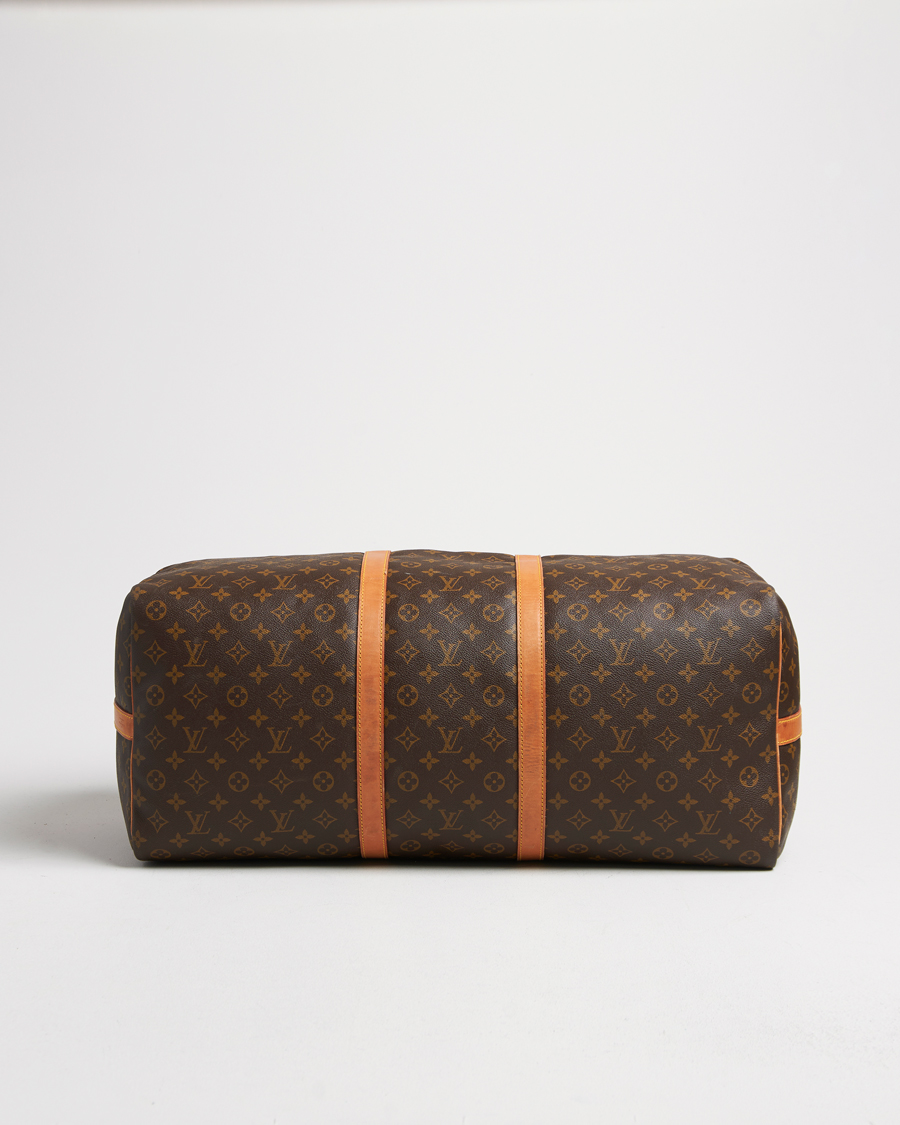 Mies | Louis Vuitton Pre-Owned Keepall Bandoulière 60 Monogram Silver | Louis Vuitton Pre-Owned | Keepall Bandoulière 60 Monogram Silver