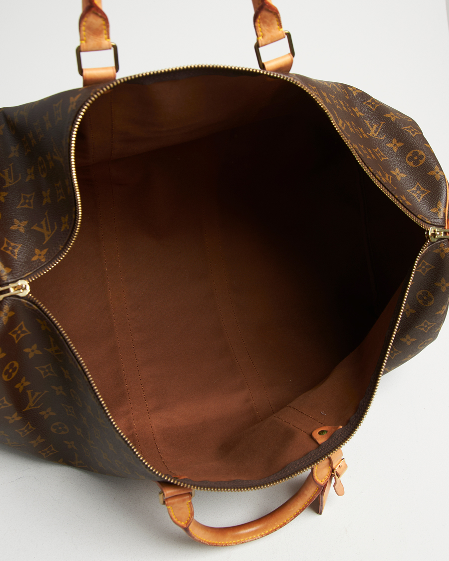 Mies | Louis Vuitton Pre-Owned Keepall Bandoulière 60 Monogram Silver | Louis Vuitton Pre-Owned | Keepall Bandoulière 60 Monogram Silver