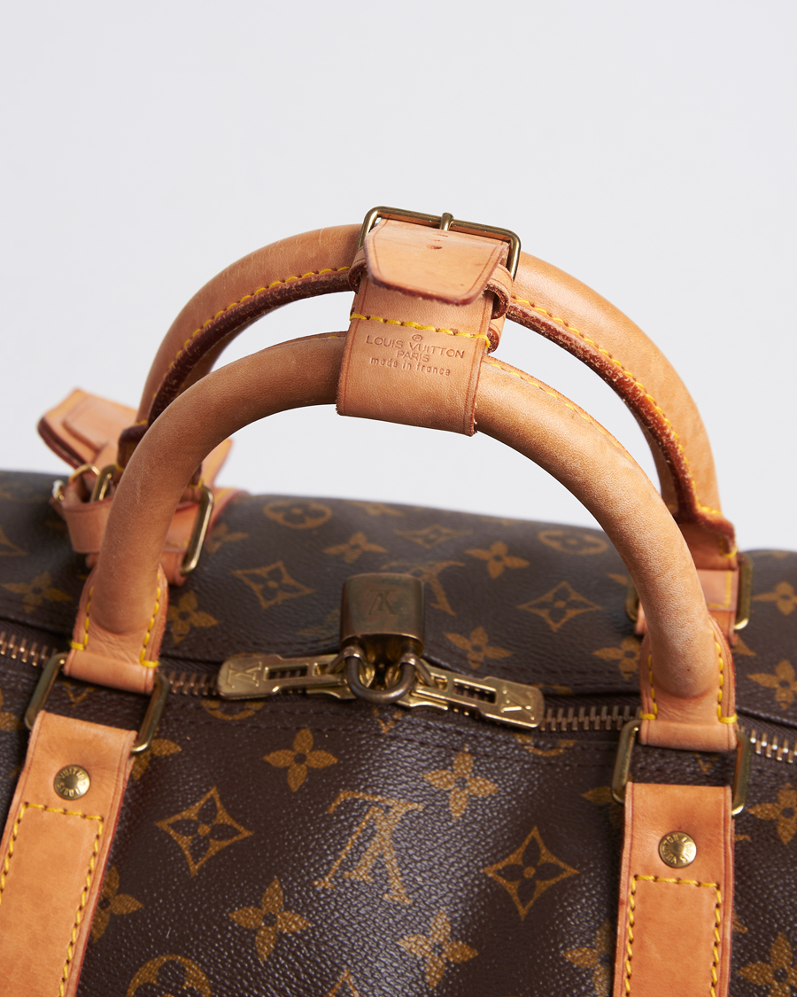 Mies | Louis Vuitton Pre-Owned Keepall Bandoulière 60 Monogram Silver | Louis Vuitton Pre-Owned | Keepall Bandoulière 60 Monogram Silver