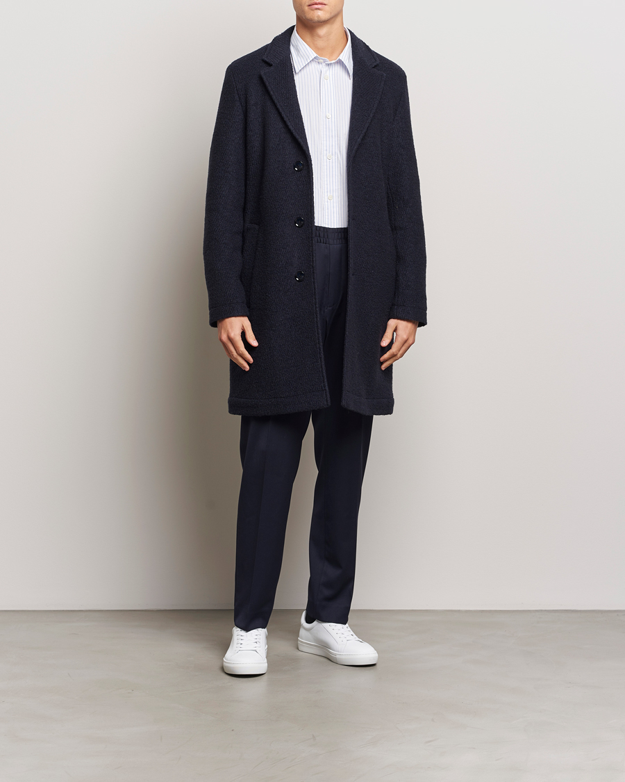 Mies | Housut | Filippa K | Theo Relaxed Wool Trousers Navy