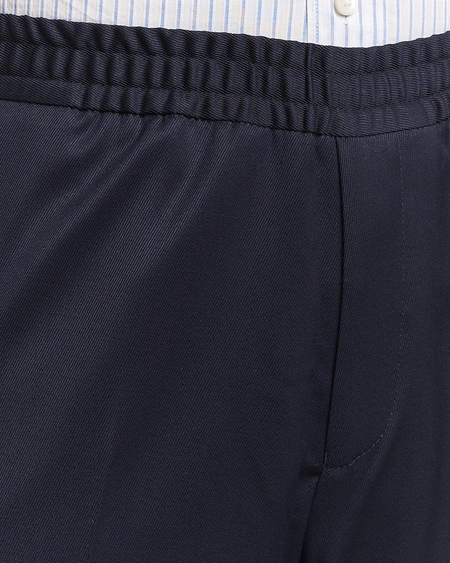 Mies | Housut | Filippa K | Theo Relaxed Wool Trousers Navy