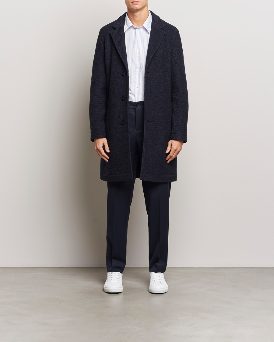 Mies | Housut | Filippa K | Tailored Drawstring Trousers Navy