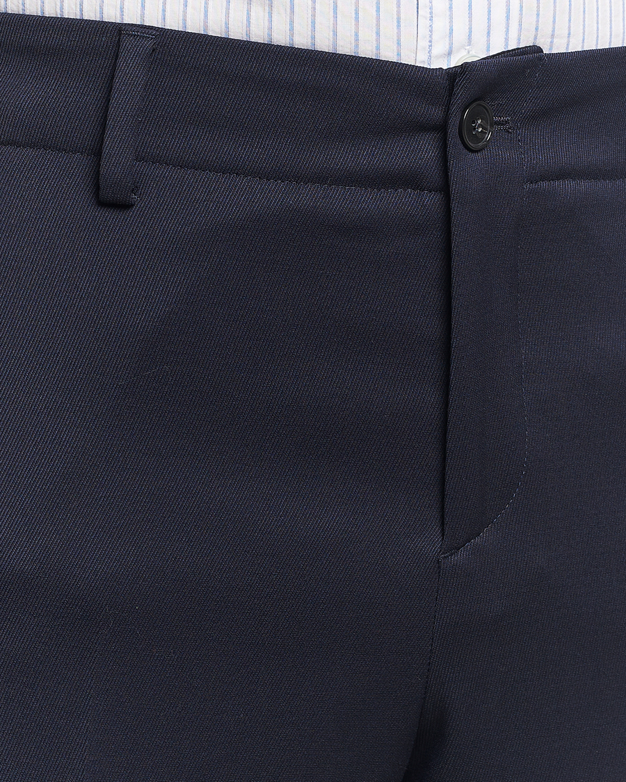 Mies | Housut | Filippa K | Tailored Drawstring Trousers Navy