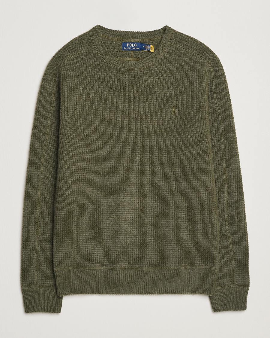 Mies | Puserot | Polo Ralph Lauren | Wool/Alpaca Knitted Sweater New Olive