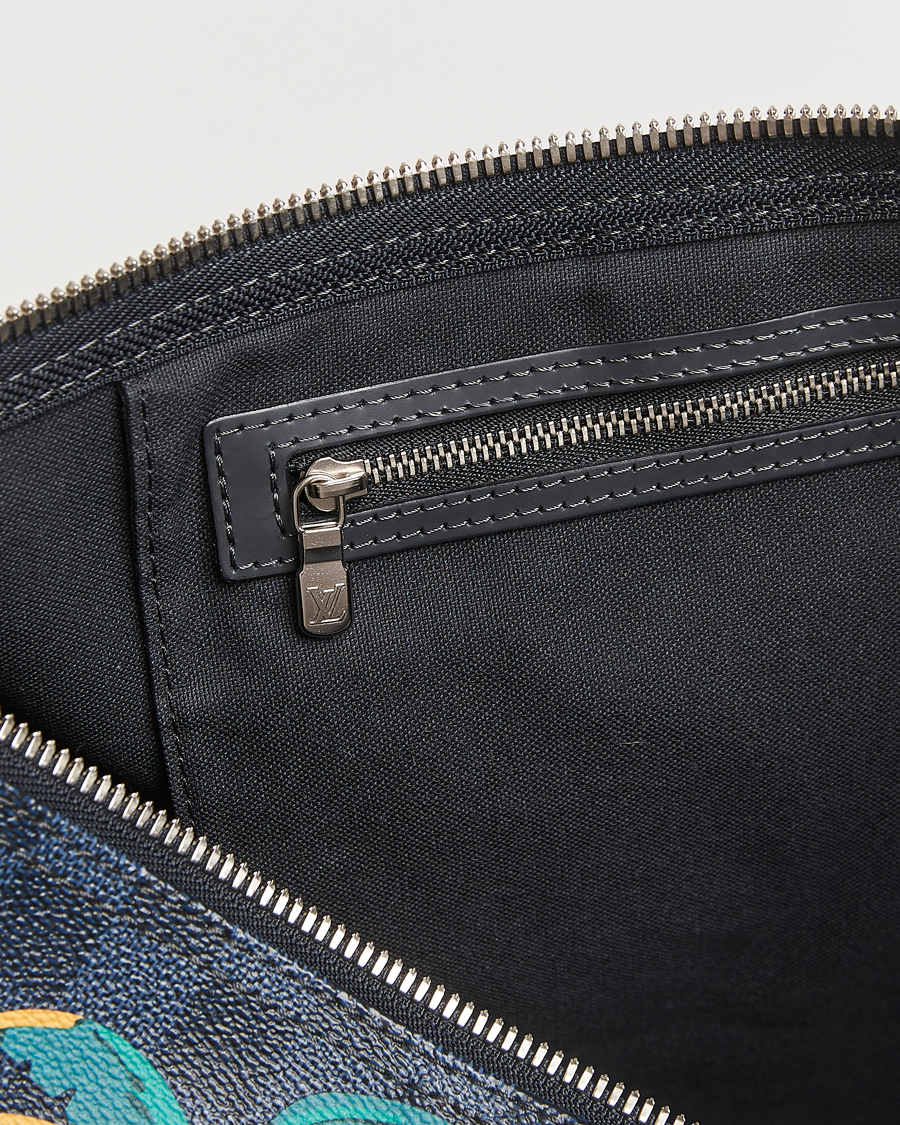 Mies | Louis Vuitton Pre-Owned Keepall Bandoulière 45 Damier Cobalt Jungle | Louis Vuitton Pre-Owned | Keepall Bandoulière 45 Damier Cobalt Jungle