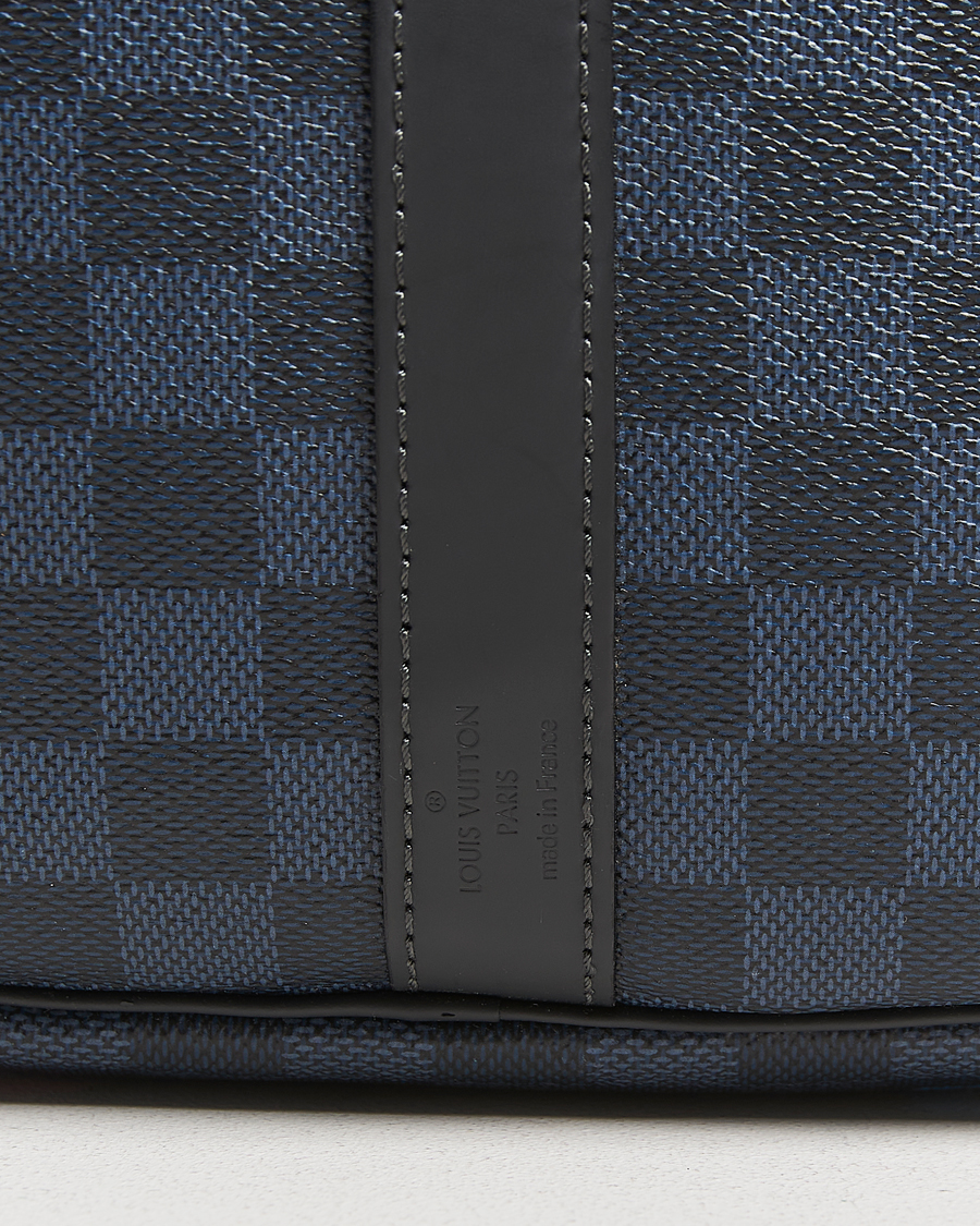 Mies | Louis Vuitton Pre-Owned Keepall Bandoulière 45 Damier Cobalt Jungle | Louis Vuitton Pre-Owned | Keepall Bandoulière 45 Damier Cobalt Jungle