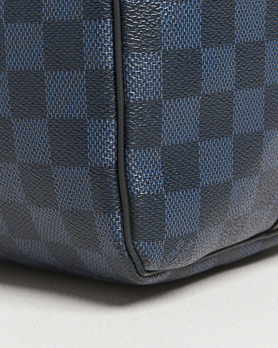 Mies | Louis Vuitton Pre-Owned Keepall Bandoulière 45 Damier Cobalt Jungle | Louis Vuitton Pre-Owned | Keepall Bandoulière 45 Damier Cobalt Jungle