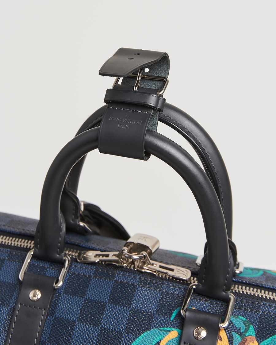 Mies | Louis Vuitton Pre-Owned Keepall Bandoulière 45 Damier Cobalt Jungle | Louis Vuitton Pre-Owned | Keepall Bandoulière 45 Damier Cobalt Jungle