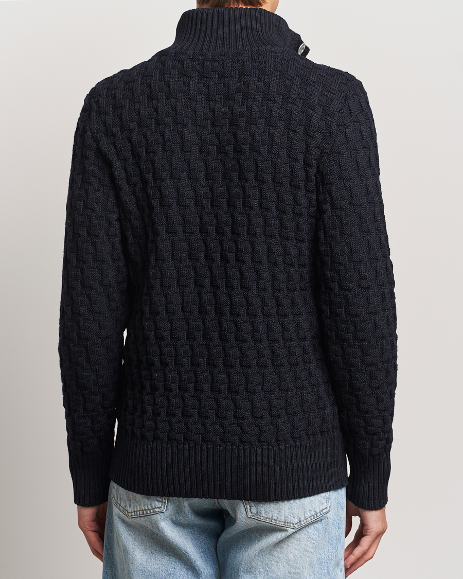 Mies | Puserot | S.N.S. Herning | Stark Wool Cable Cardigan Navy